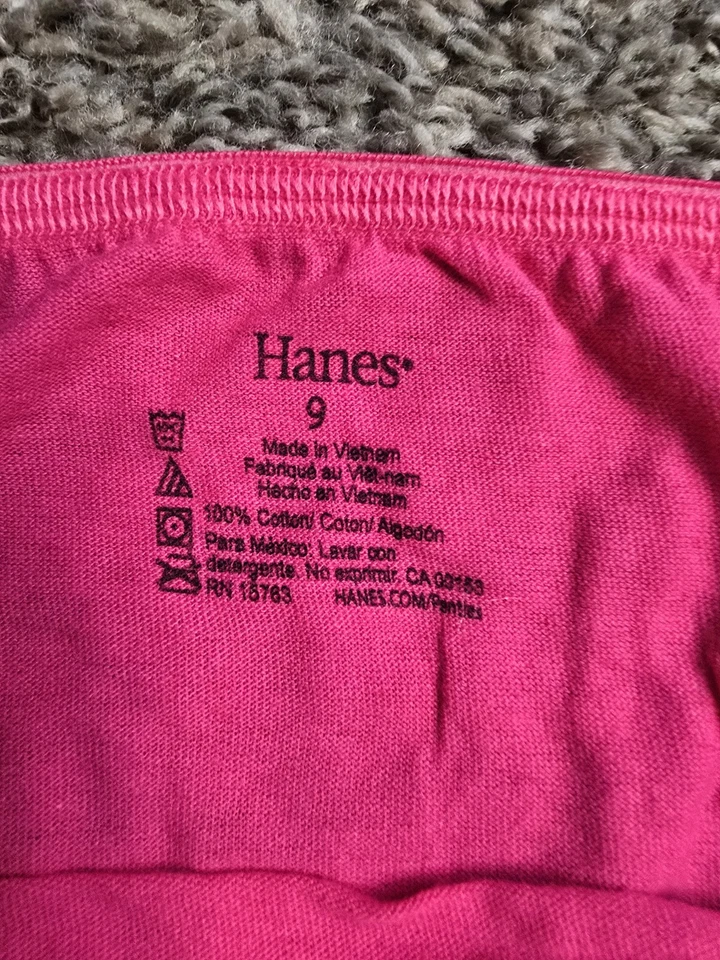 Ropa interior de bikini de cuerda súper suave para mujer Hanes Originals talla 9 rosa intenso Foto 3 de 4