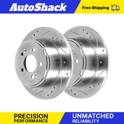 Rear Coated Disc Brake Rotors Set for Hyundai Sonata Tucson Kia Optima