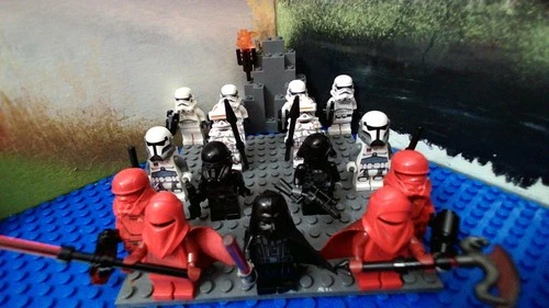LEGO STAR WARS ACTION FIGURES - DARTH VADER IMPERIAL JEDI HUNT SQUAD 15 FIGURES
