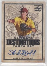 2020 Leaf Ultimate Draft Destinations Alika Williams #UD-AW1 Auto 3b3