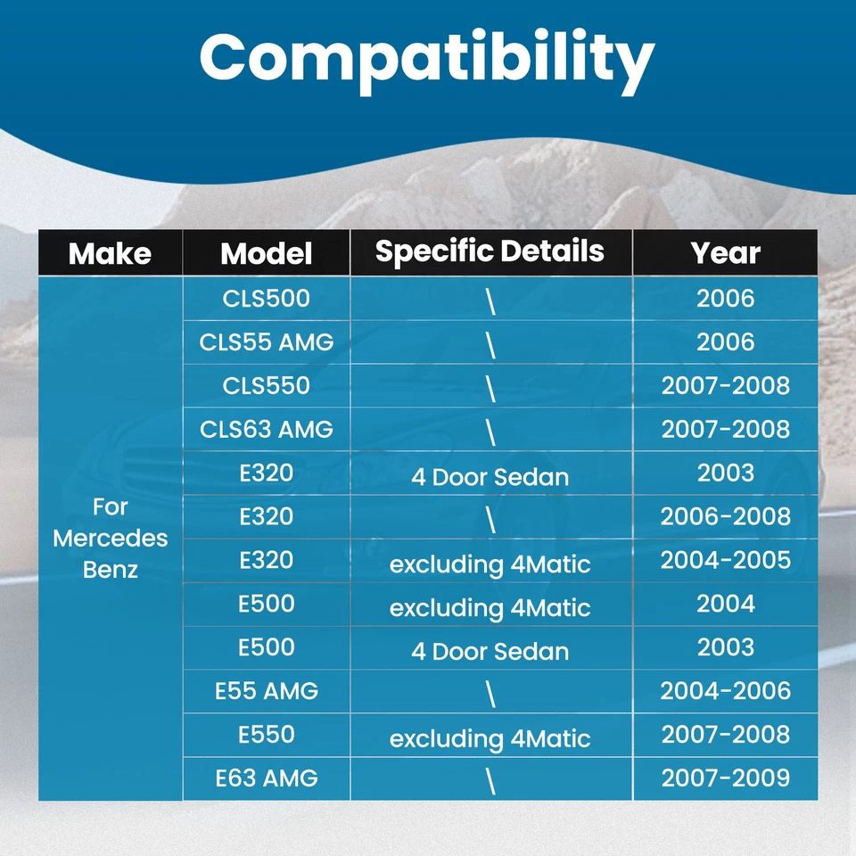 Front Control Arms Tie Rods Ball Joints for Mercedes Benz CLS550 E550 2007-2008 - Imagen 2 de 4