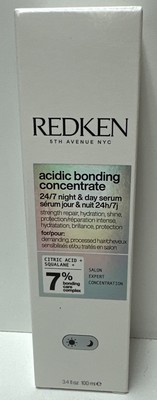 Redken Acidic Bonding Concentrate 24/7 Night & Day Serum Full Size 3.4 fl.oz