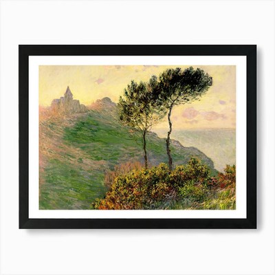 Claude Monet - Monaco 1 Art Print Framed Wall Art Poster Canvas Print Picture