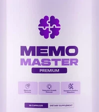 Memo Master Premium Mind & Cognitive Health Support Supplement 60 Capsules