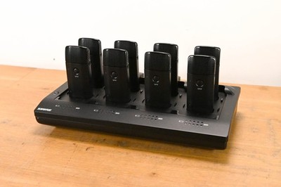 Shure MXWNCS8 Charging Station w/ MXW6 Boundary Mics (NO POWER SUPPLY) CG01XC2