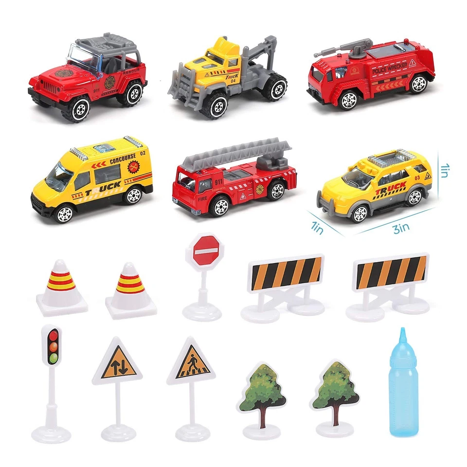 CUTE STONE Toy Airplane with Smoke, Lights & Sounds, Friction Powered Plane T... - Image 4 of 4