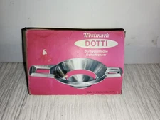Vintage Westmark Dotti Aluminum Egg Yolk Separator - 5.25" - Made in Germany NIB