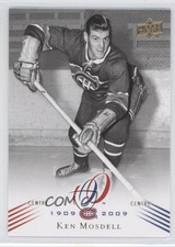 2008-09 Upper Deck Montreal Canadiens Centennial Set Ken Mosdell #54 0f8