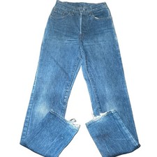 Vintage 1989 Levis 501 Womens Juniors 5 Made in USA Button Fly Stonewash