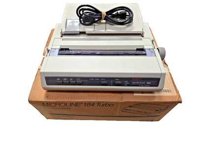 Okidata Microline 184 Turbo 9 Pin Parallel Dot Matrix Impact Printer