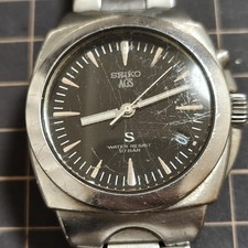 SEIKO AGS S 5M42-0E50 Men's Watch Wristwatch Belt Detached Pre-owned