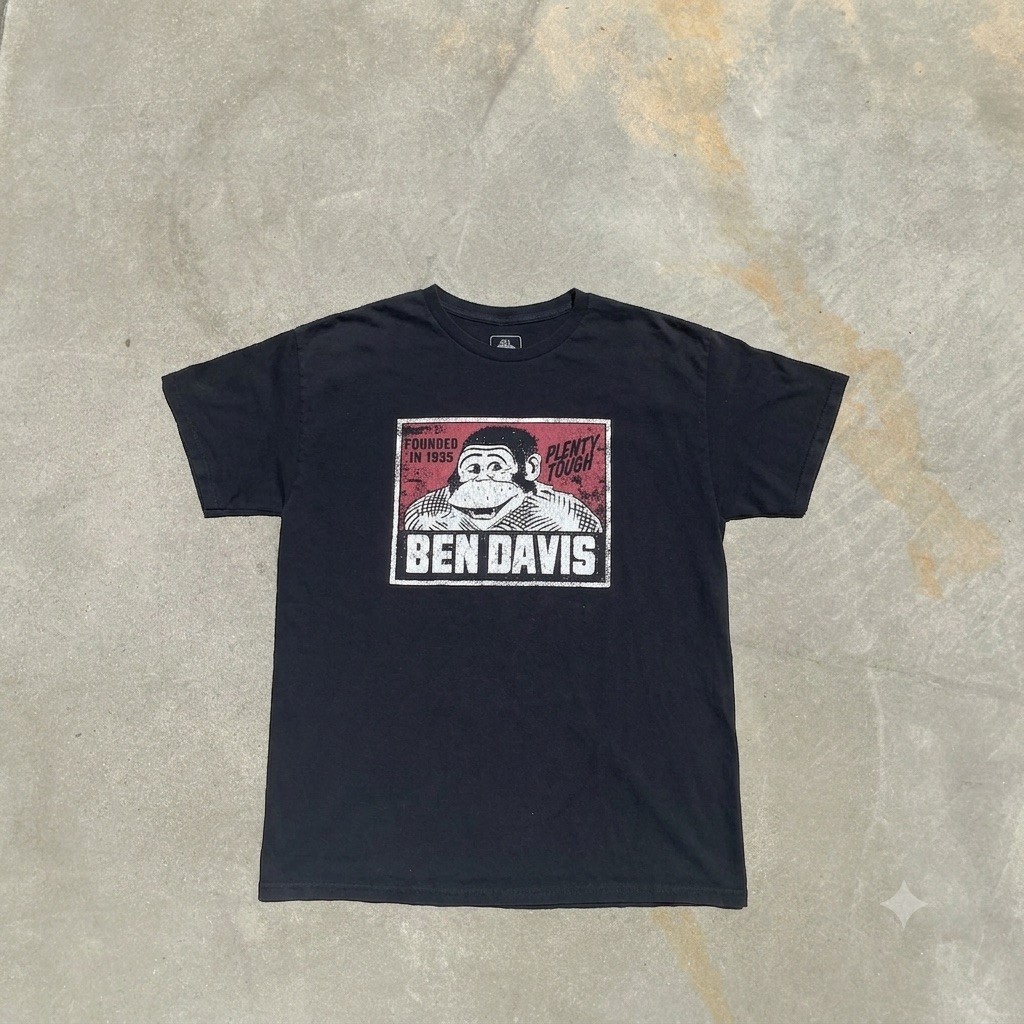Vintage Ben Davis Monkey Plenty Tough Graphic T-Shirt Mens Large Workwear