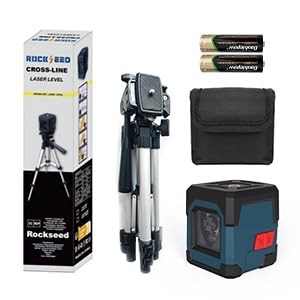 Laser Level, Cross Line Laser with Self-Leveling, Vertical and Horizontal Lin...