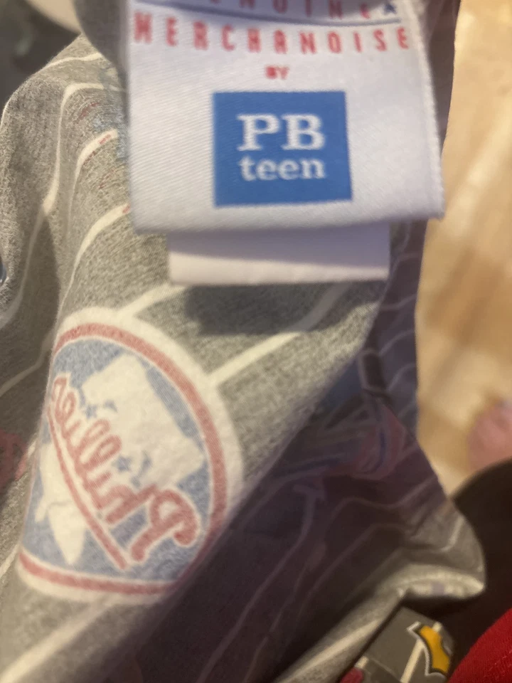 Colcha acolchada deportiva Pottery Barn Teen MLB Major League a rayas grises Foto 2 de 3