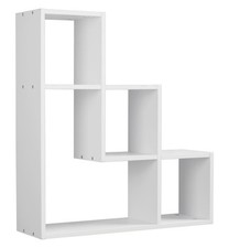 LYON Modern 3 Step Floating Shelves Wall Mounted Storage Display Unit Rack Shelf
