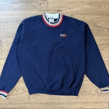 Vintage FedEx Federal Express Sweatshirt Mens XL Jerzees 90s Crewneck