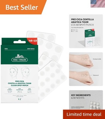 66  CICA Spot Patches - Soothing Protection for Sensitive Skin Types
