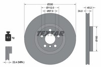 2X Bremsscheibe Vorderachse FüR BMW Mini 1 2 Active Tourer Gran Coupe X1 X2 Van