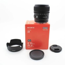  OPEN BOX GOOD  Sony E 15mm f/1.4 G Lens