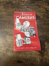 Ansco Cameras Brochure Vintage Fast Free Shipping
