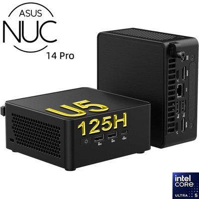 ASUS NUC 14 Pro RNUC14RVHU50000UI Core Ultra 5-125H, 16GB RAM 512GB SSD, Wifi 6E