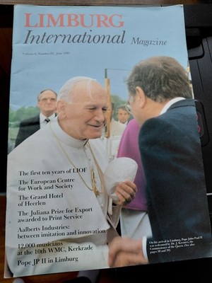 Pope John Paul II Cover Limburg International 1985 German Magazine   Catholic