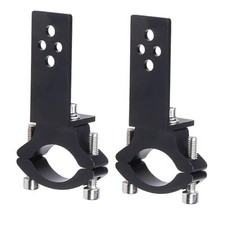 Biqing 2PCS Motorcycle Spotlight Mount Bracket Black,Universal Motorcycle Fog