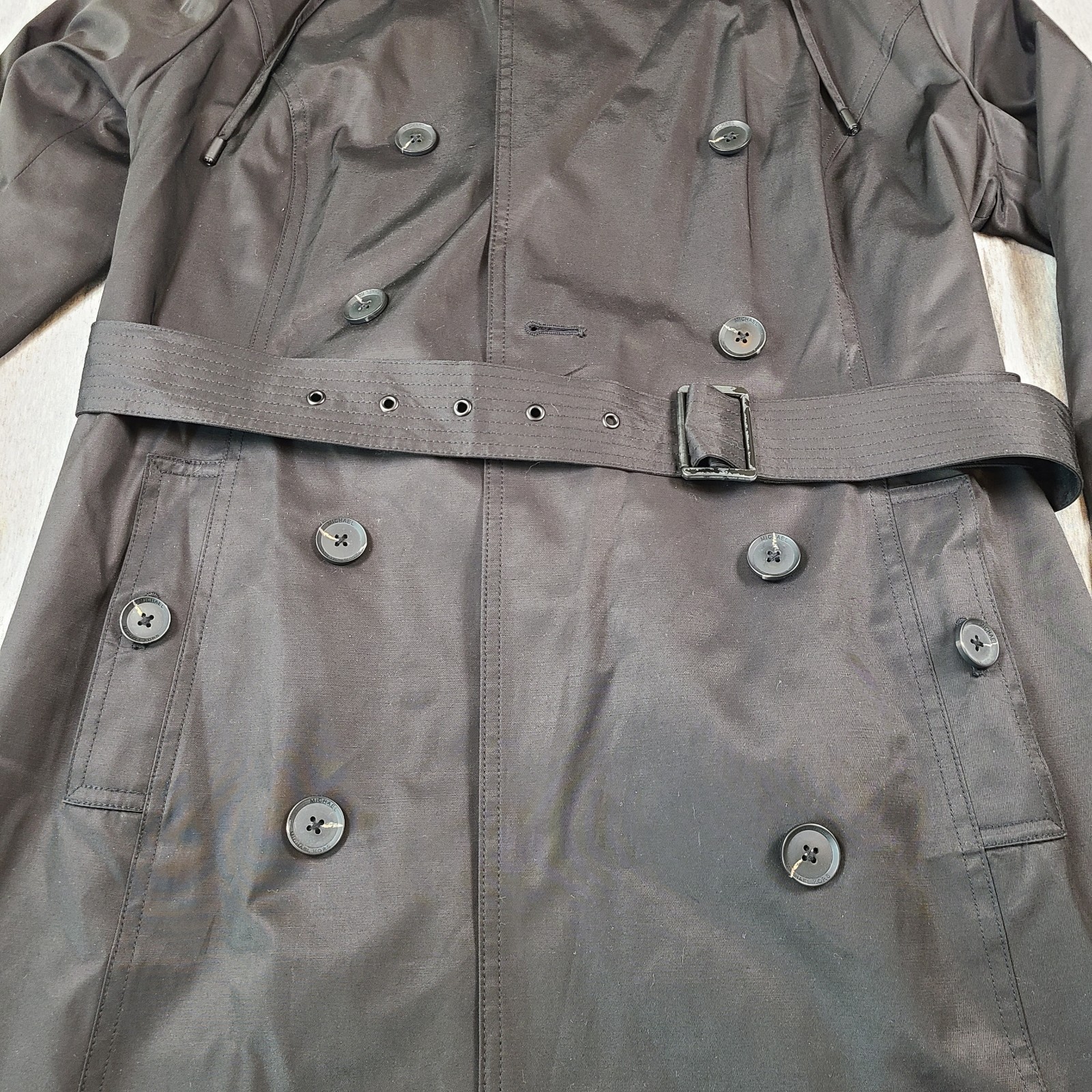 Michael Kors Softshell Double Breasted Trench Coa… - image 2