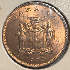 1973 Jamaica 1 Cent Coin - Excellent Condition
