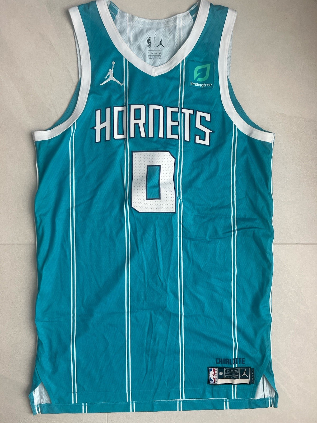Charlotte Hornets Team issued/Game Worn Miles Bridges Jersey 20-21 season
