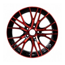 One 17 Inch Black Machined Red Alloy Wheel For 2004-2014 Acura Tsx 5x114.3 Woc0 One 17 Inch Black Machined Red Alloy Wheel For 2004-2014 Acura Tsx 5x114.3 Woc0