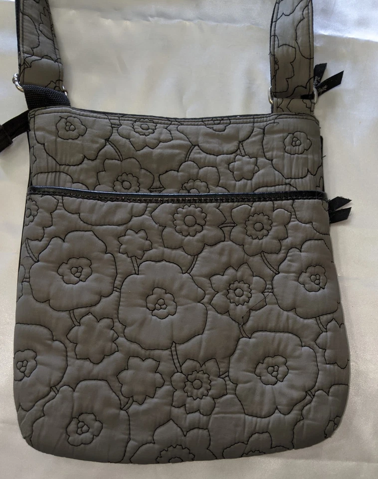 Bolso de hombro organizador bandolera floral amapola acolchada Thirty One para mujer Foto 4 de 4