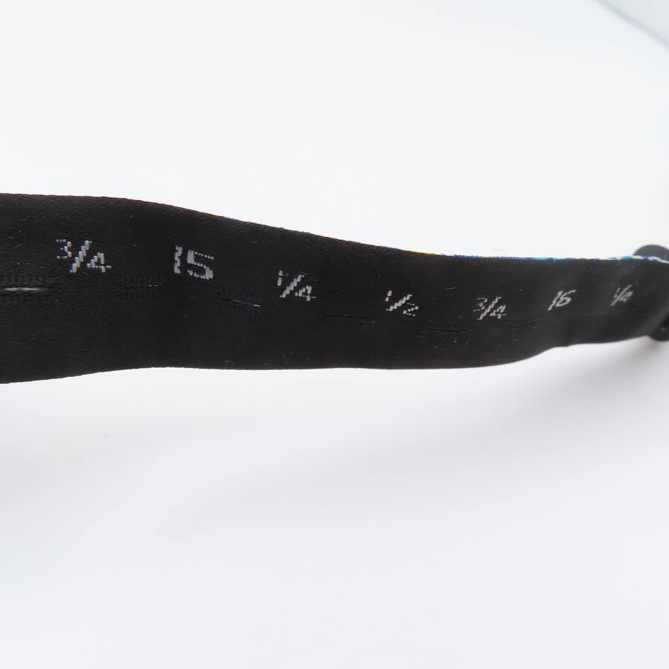 Pajarita Izod Amarillo Azul Cachemira 2.5" Ancho Pre Corbata Poliéster Foto 3 de 4