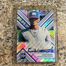 2018 PANINI ELITE EXTRA EDITION BLUE ASPIRATIONS AUTO JOSE COSMA ORIOLES /50