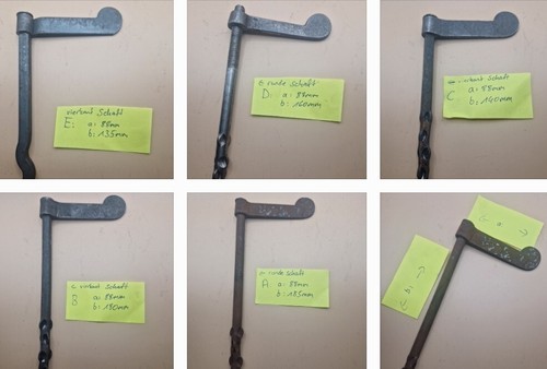 Alte Fensterladen Rückhalter Antik  Fensterbeschlag DDR  - Bild 3 von 8