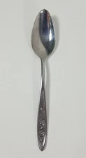 Vintage Ekco Eterna Stainless Country Garden Fruit Orange Grapefruit Spoon 6 1/4