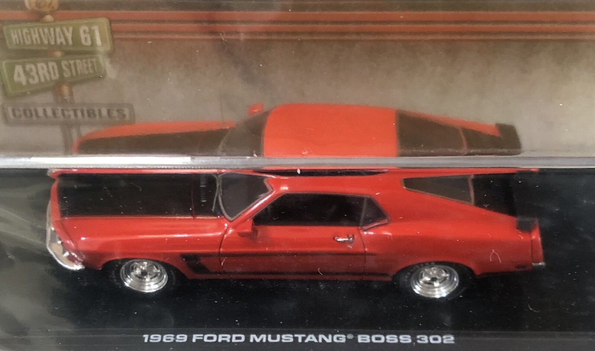 Miniature Highway 61 Ford Mustang Boss 302 1969 – échelle 1:43 – Rouge – Neuve