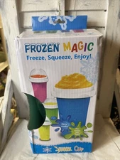 FROZEN MAGIC Squeeze Cup, (Green)- Easy To Make, No Mess