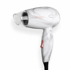 Foxybae Mini Marble White Travel Hair Dryer