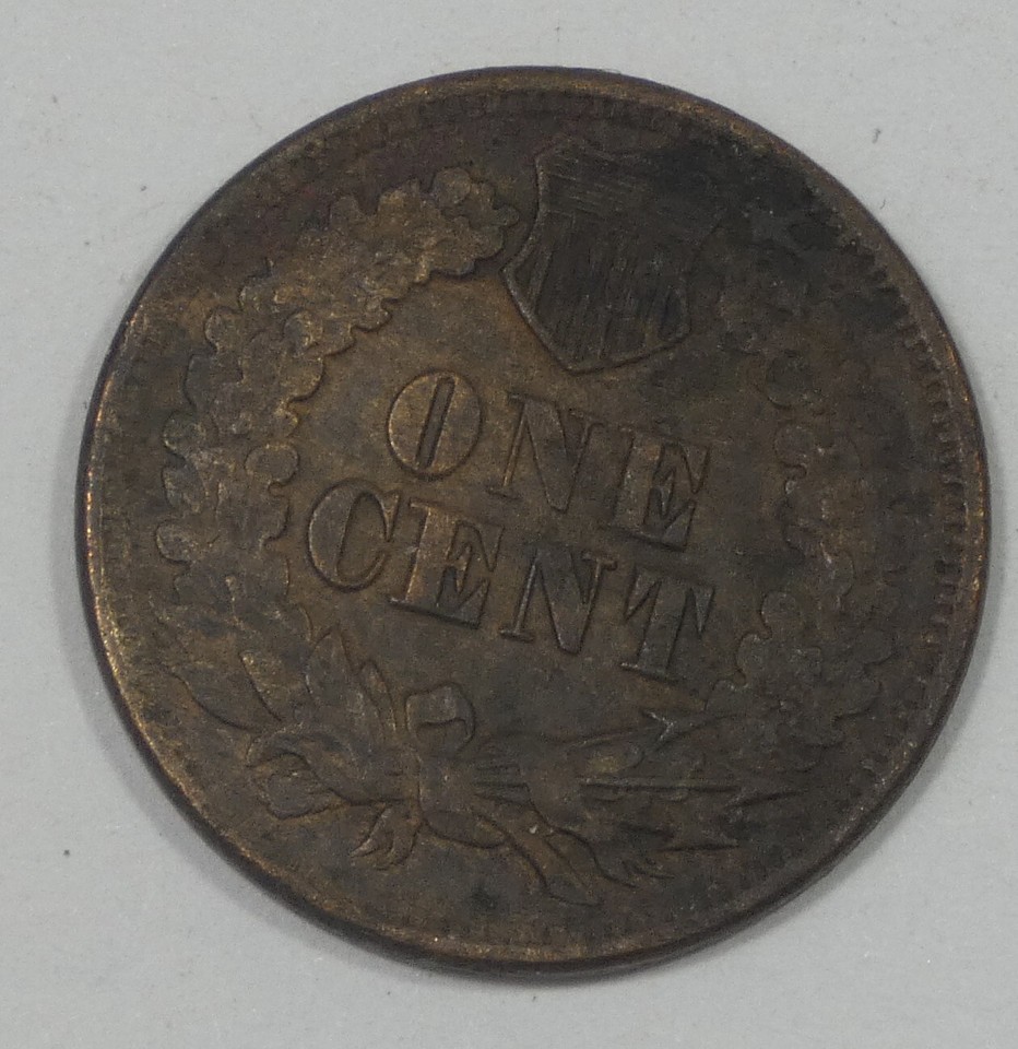 BARGAIN 1864L Pointed Bust Indian Head Cent EXTRA FINE 1c Sharp "L