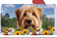 Glen of Imal Terrier Summer Flowers Mail Box Cover