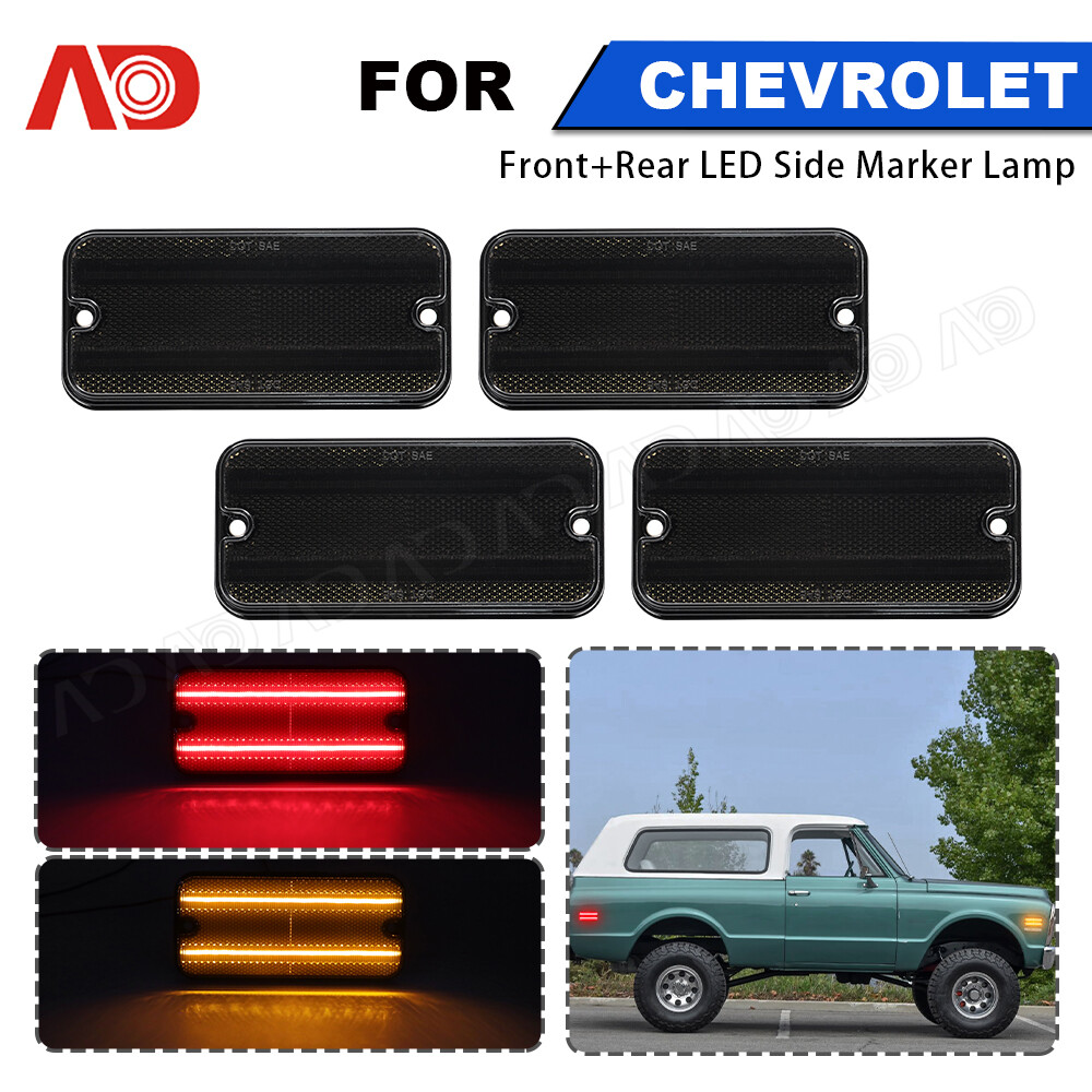 For 1968-1972 Chevy C10 GMC C15 C25 K15 Pickup LED Front Rear Side Marker Lights - Foto 9