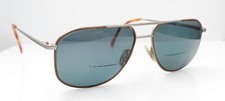 Vintage Charmant US7731 Brown Gray Pilot Titanium Sunglasses Japan FRAMES ONLY