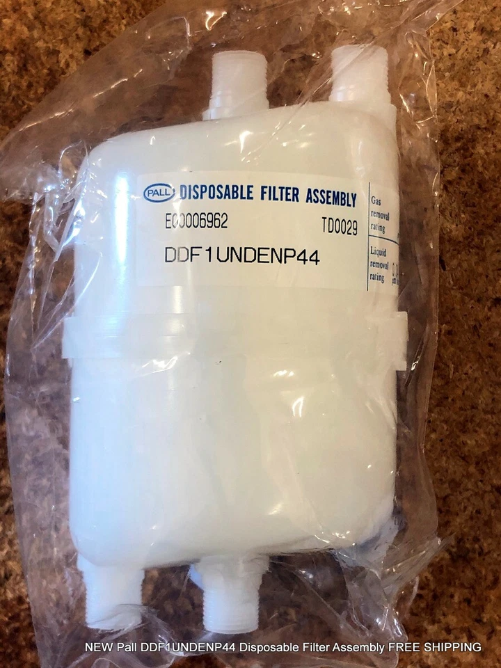 NEW Pall DDF1UNDENP44 Disposable Filter Assembly FREE SHIPPING Foto 3 de 4