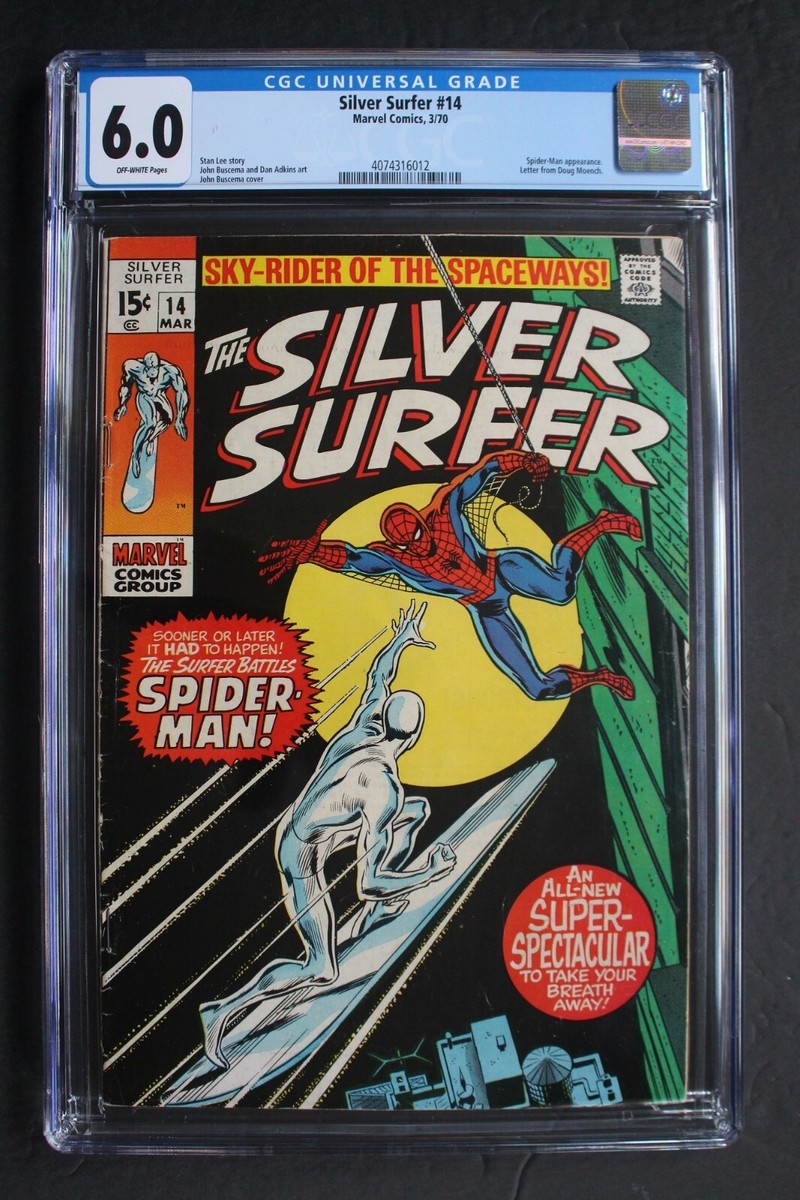 Silver Surfer #14 vs SPIDER-MAN Classic 1st Meeting and Battle