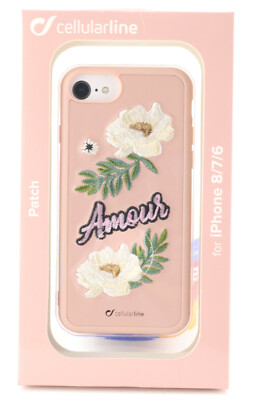 Cellularline Patch Amour Apple iPhone 8 7 6 Schutz Hülle Handy Case Etui 177