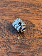 1 x CHROME Plated Solid Brass / Telecaster Knurled DOME Switch Tip / Set Screw