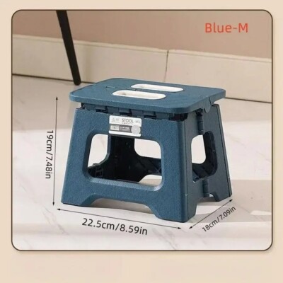 Collapsible Folding Plastic Multi Purpose Small Step Stool Adults Kids Kitchen