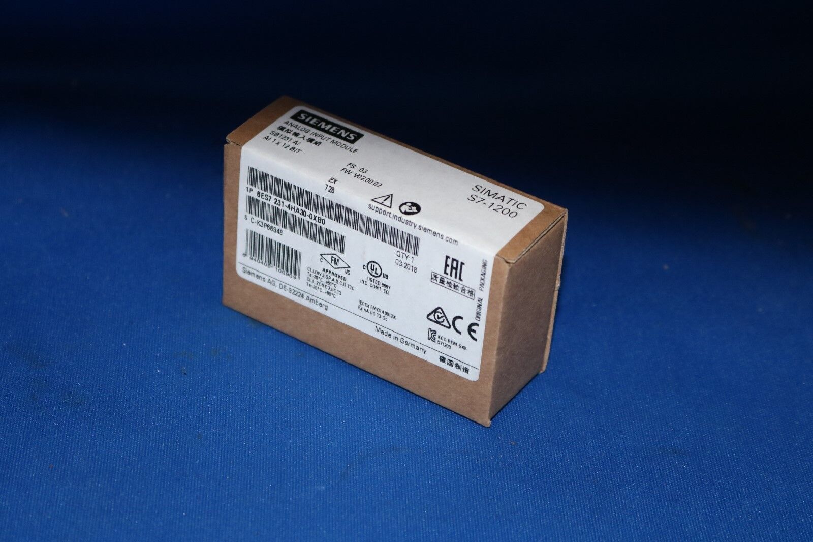 NUOVO OVP sigillato Siemens 6ES7231-4HA30-0XB0 6ES7 231-4HA30-0XB0 MODULO...