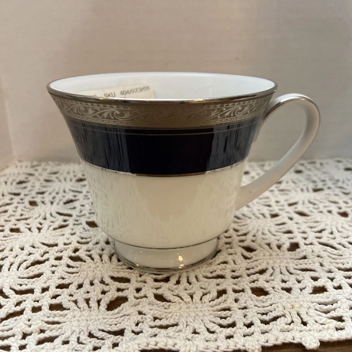 China Legendary Noritake Crestwood Cobalt Platinum Cup